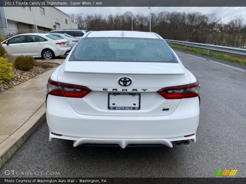 Super White / Ash 2021 Toyota Camry SE Nightshade