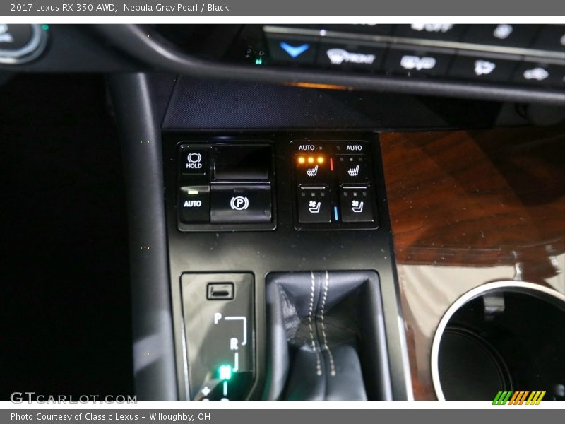 Nebula Gray Pearl / Black 2017 Lexus RX 350 AWD