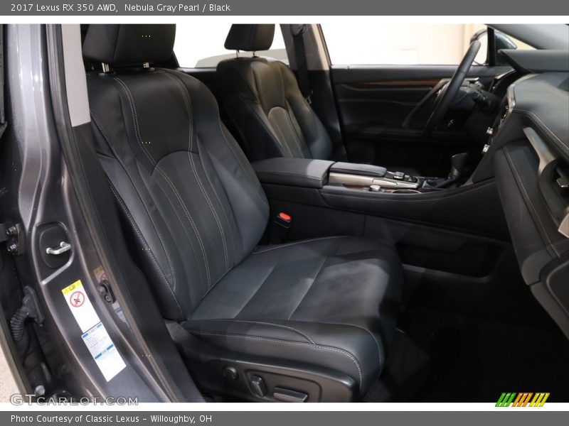 Nebula Gray Pearl / Black 2017 Lexus RX 350 AWD