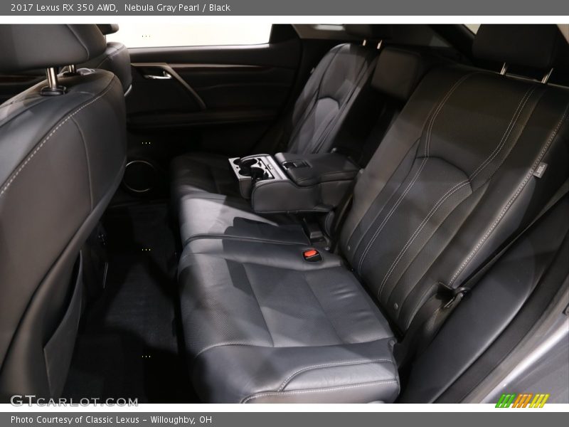 Nebula Gray Pearl / Black 2017 Lexus RX 350 AWD
