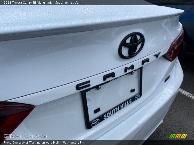 Super White / Ash 2021 Toyota Camry SE Nightshade