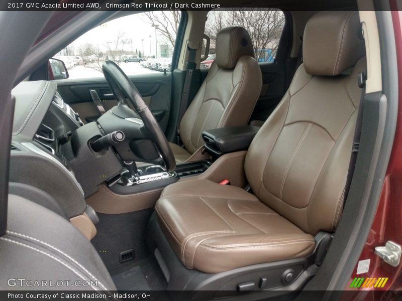 Crimson Red Tintcoat / Dark Cashmere 2017 GMC Acadia Limited AWD