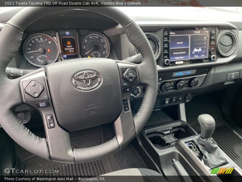 Dashboard of 2021 Tacoma TRD Off Road Double Cab 4x4