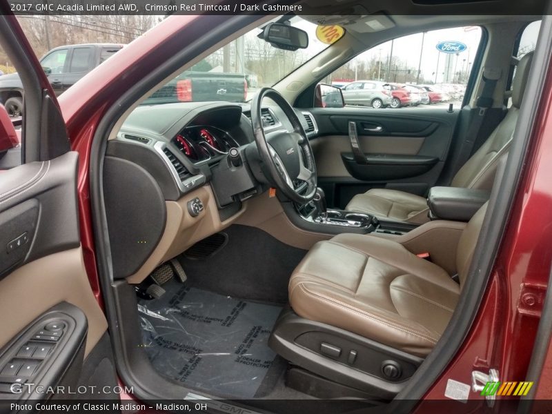 Crimson Red Tintcoat / Dark Cashmere 2017 GMC Acadia Limited AWD