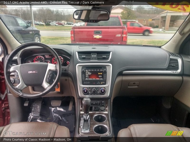 Crimson Red Tintcoat / Dark Cashmere 2017 GMC Acadia Limited AWD