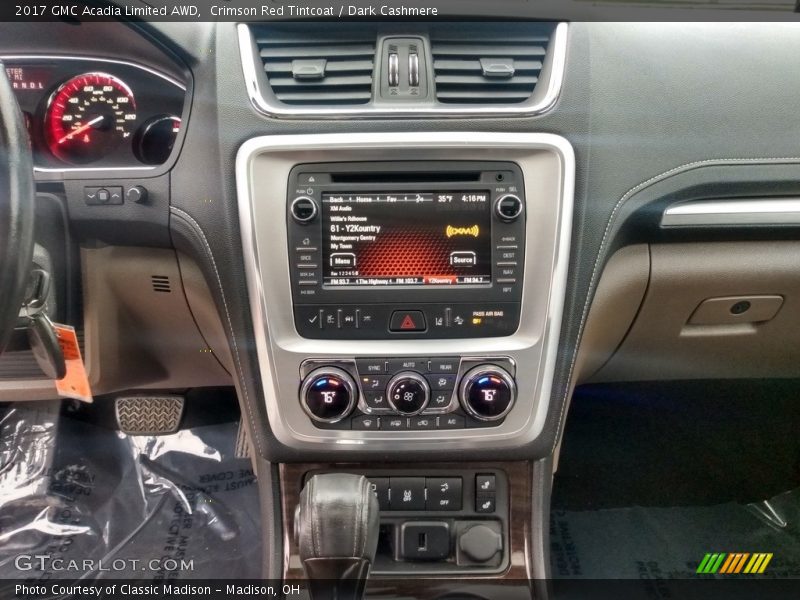 Crimson Red Tintcoat / Dark Cashmere 2017 GMC Acadia Limited AWD