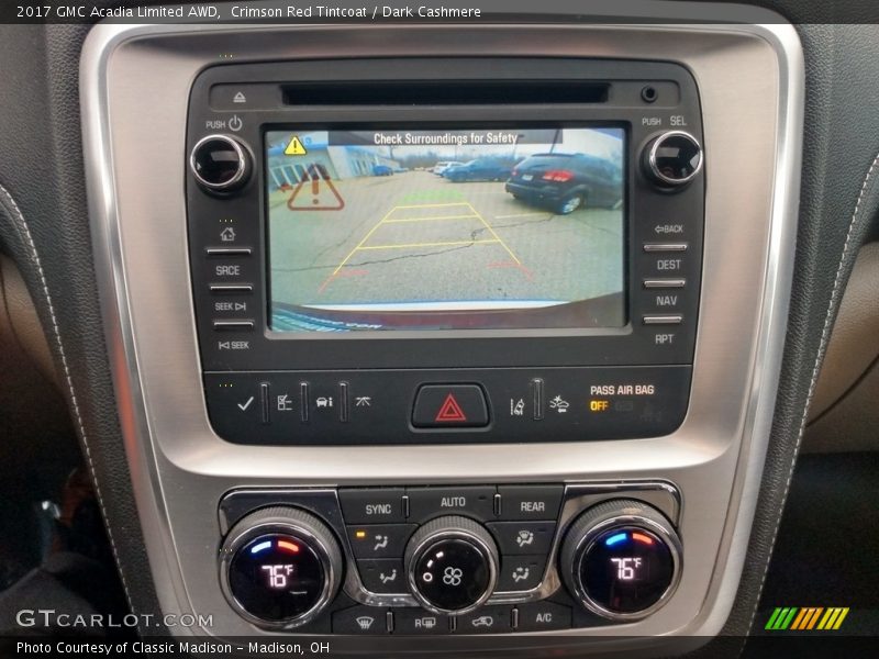 Crimson Red Tintcoat / Dark Cashmere 2017 GMC Acadia Limited AWD