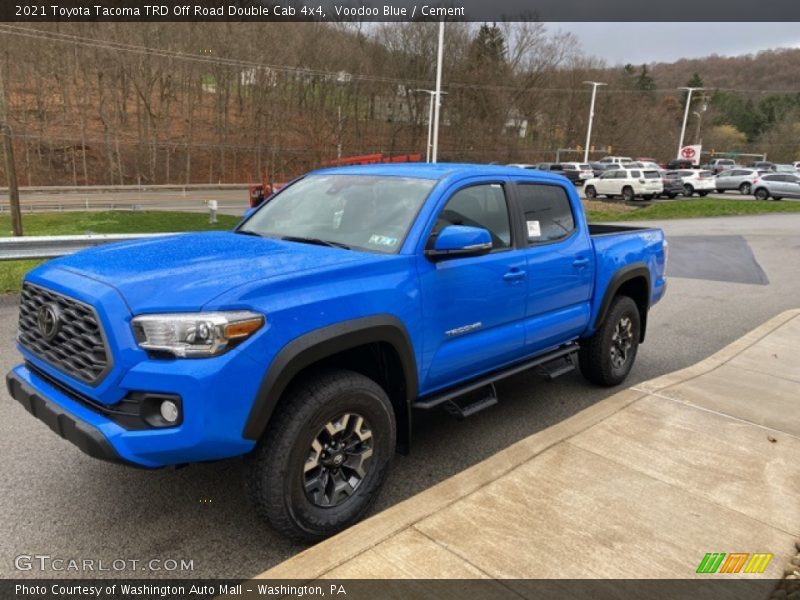 Front 3/4 View of 2021 Tacoma TRD Off Road Double Cab 4x4