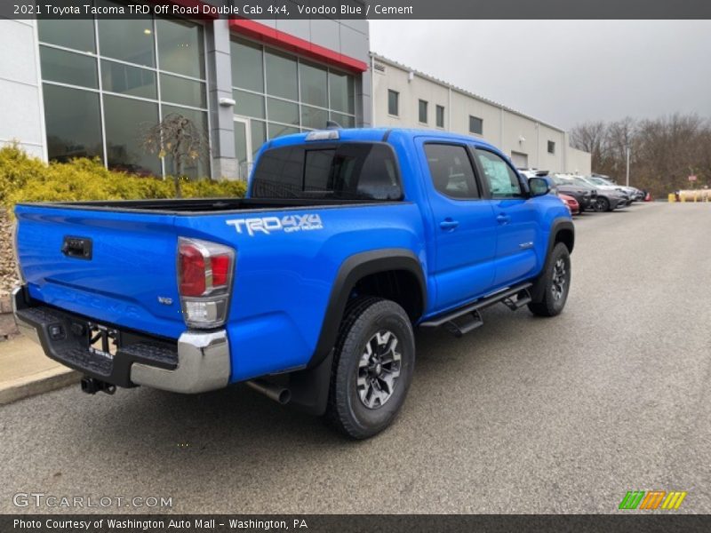 Voodoo Blue / Cement 2021 Toyota Tacoma TRD Off Road Double Cab 4x4