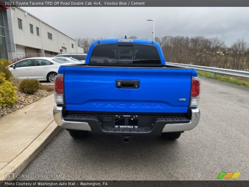 Voodoo Blue / Cement 2021 Toyota Tacoma TRD Off Road Double Cab 4x4