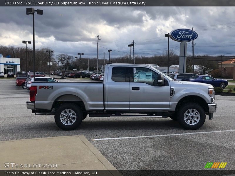  2020 F250 Super Duty XLT SuperCab 4x4 Iconic Silver