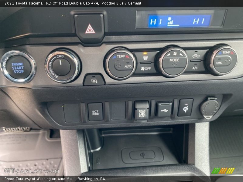 Controls of 2021 Tacoma TRD Off Road Double Cab 4x4