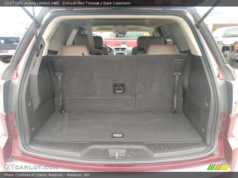 Crimson Red Tintcoat / Dark Cashmere 2017 GMC Acadia Limited AWD