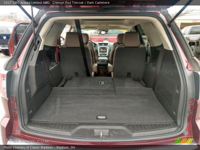 Crimson Red Tintcoat / Dark Cashmere 2017 GMC Acadia Limited AWD