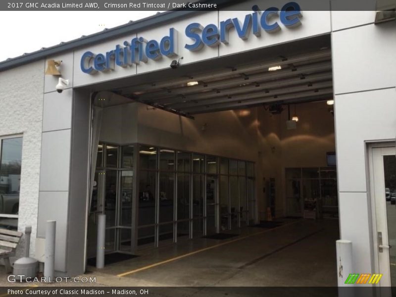 Crimson Red Tintcoat / Dark Cashmere 2017 GMC Acadia Limited AWD