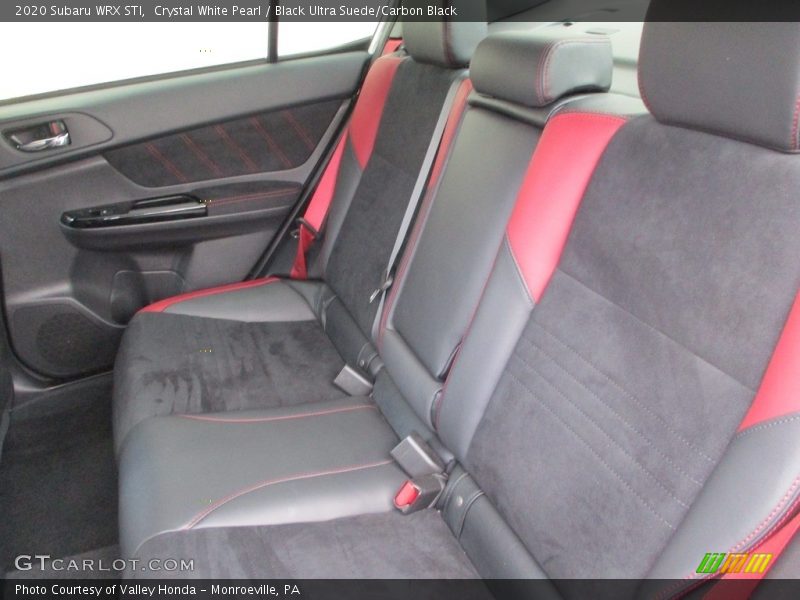 Rear Seat of 2020 WRX STI