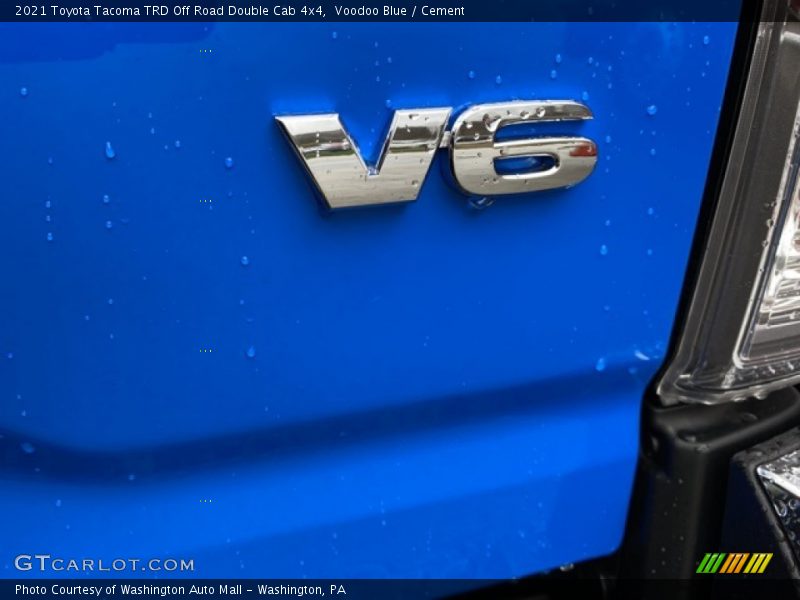 Voodoo Blue / Cement 2021 Toyota Tacoma TRD Off Road Double Cab 4x4