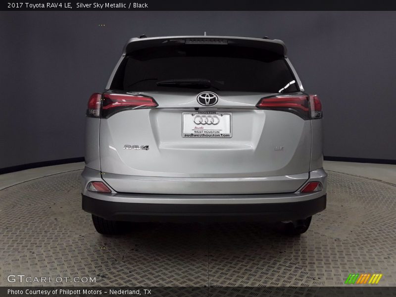 Silver Sky Metallic / Black 2017 Toyota RAV4 LE