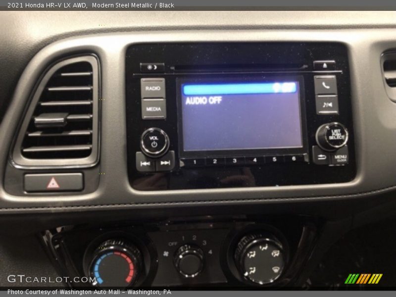 Modern Steel Metallic / Black 2021 Honda HR-V LX AWD
