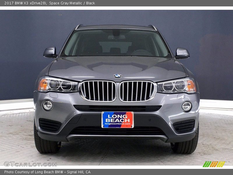 Space Gray Metallic / Black 2017 BMW X3 xDrive28i
