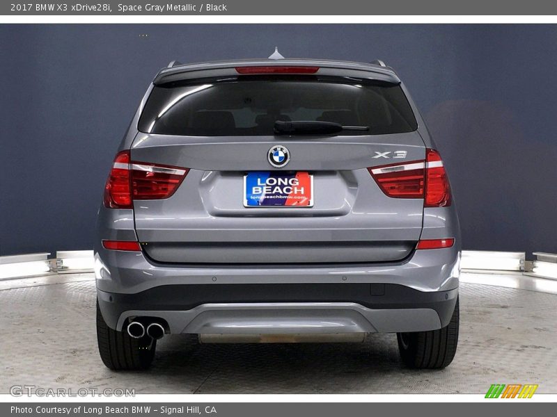 Space Gray Metallic / Black 2017 BMW X3 xDrive28i