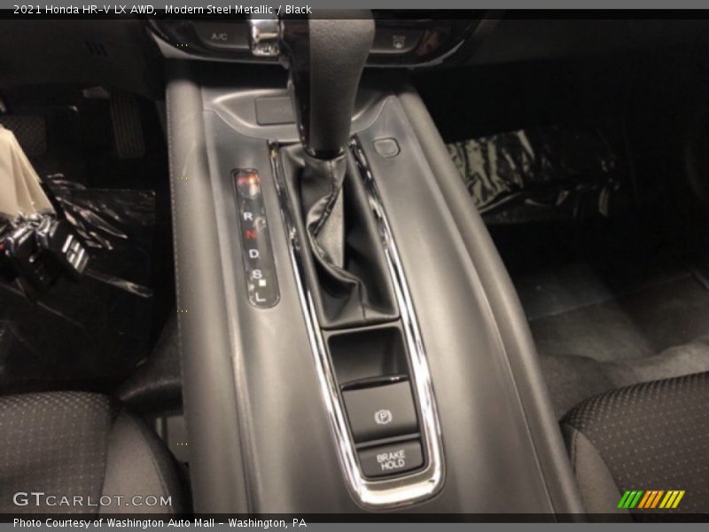 Modern Steel Metallic / Black 2021 Honda HR-V LX AWD