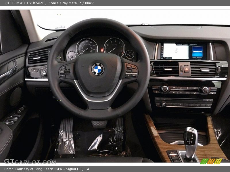 Space Gray Metallic / Black 2017 BMW X3 xDrive28i
