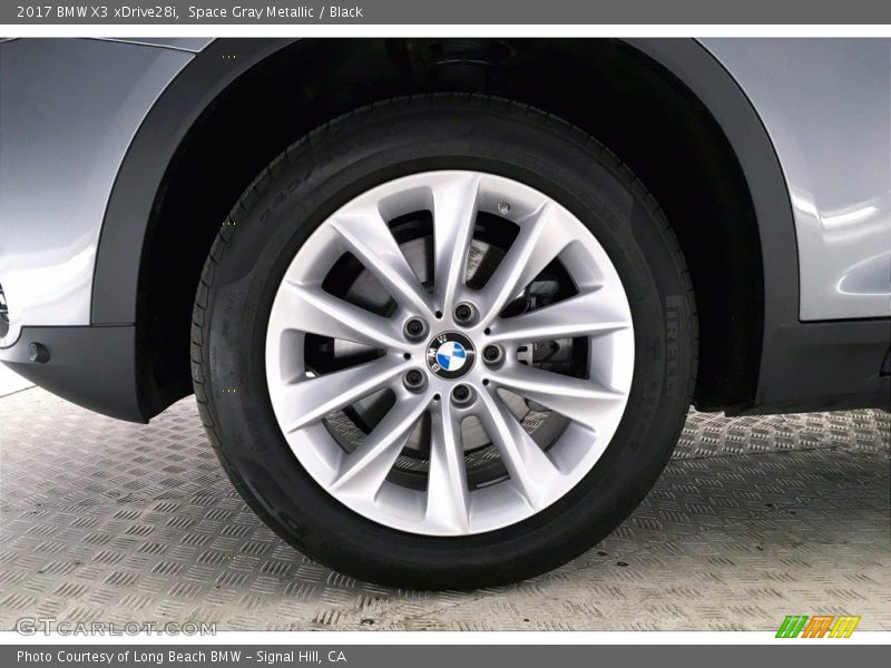 Space Gray Metallic / Black 2017 BMW X3 xDrive28i