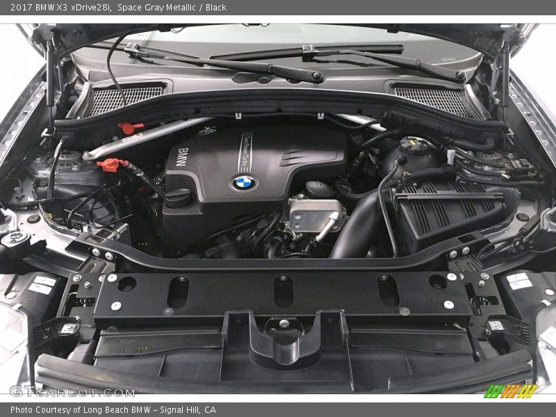 Space Gray Metallic / Black 2017 BMW X3 xDrive28i