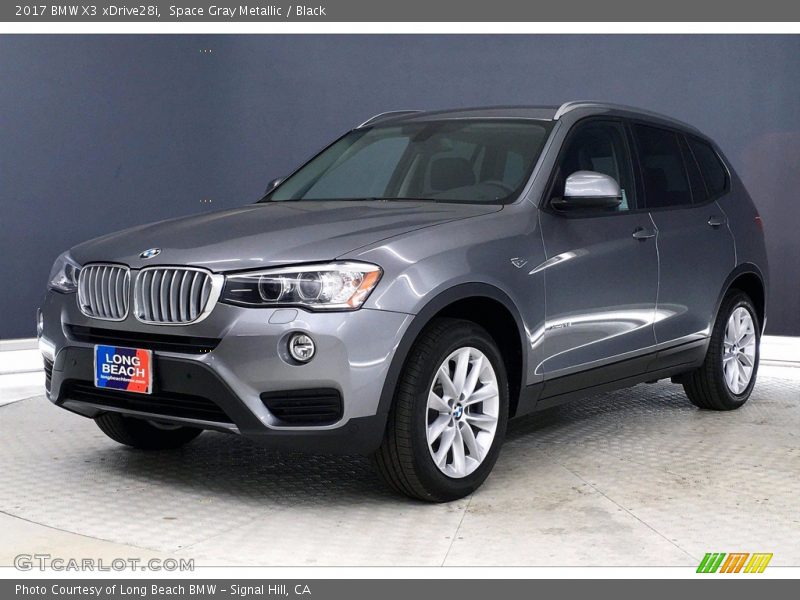Space Gray Metallic / Black 2017 BMW X3 xDrive28i