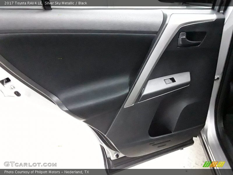 Silver Sky Metallic / Black 2017 Toyota RAV4 LE