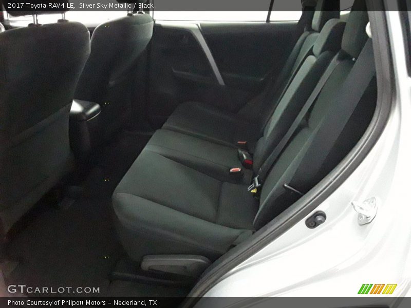 Silver Sky Metallic / Black 2017 Toyota RAV4 LE