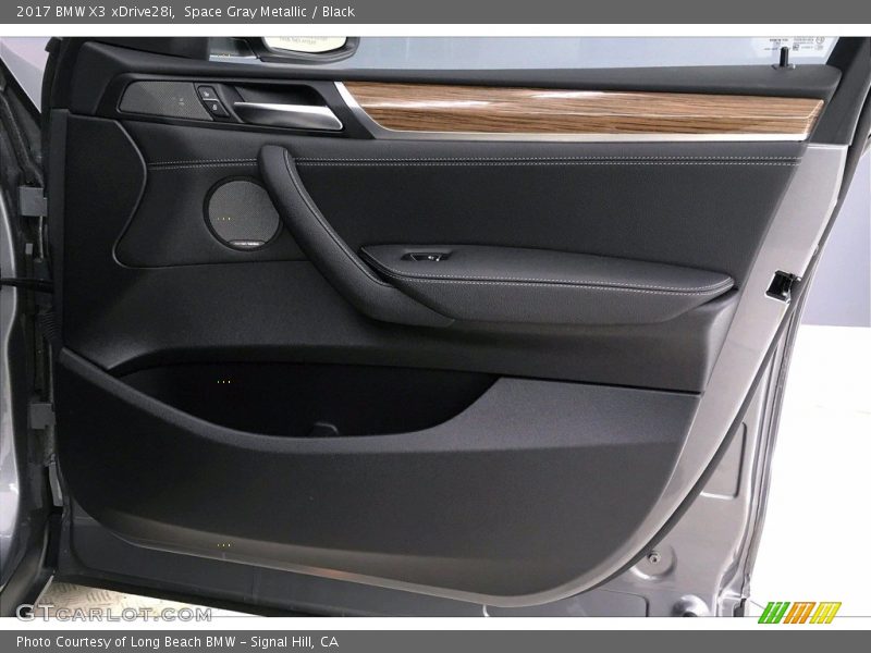 Space Gray Metallic / Black 2017 BMW X3 xDrive28i