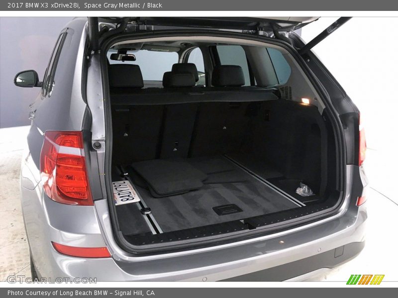 Space Gray Metallic / Black 2017 BMW X3 xDrive28i