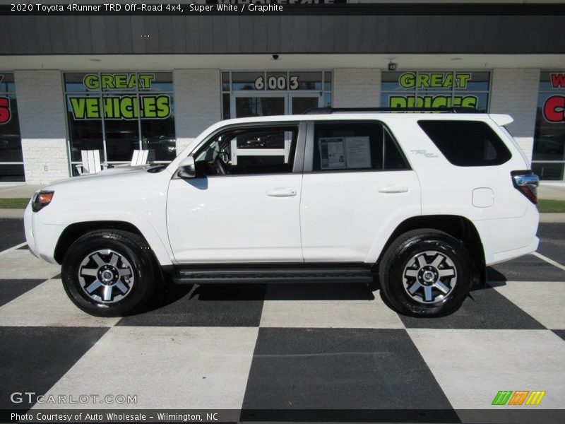Super White / Graphite 2020 Toyota 4Runner TRD Off-Road 4x4