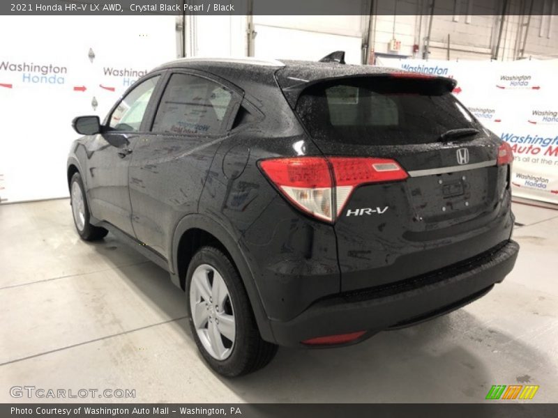 Crystal Black Pearl / Black 2021 Honda HR-V LX AWD