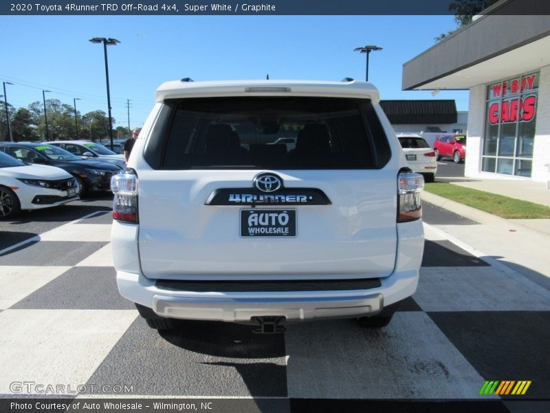 Super White / Graphite 2020 Toyota 4Runner TRD Off-Road 4x4