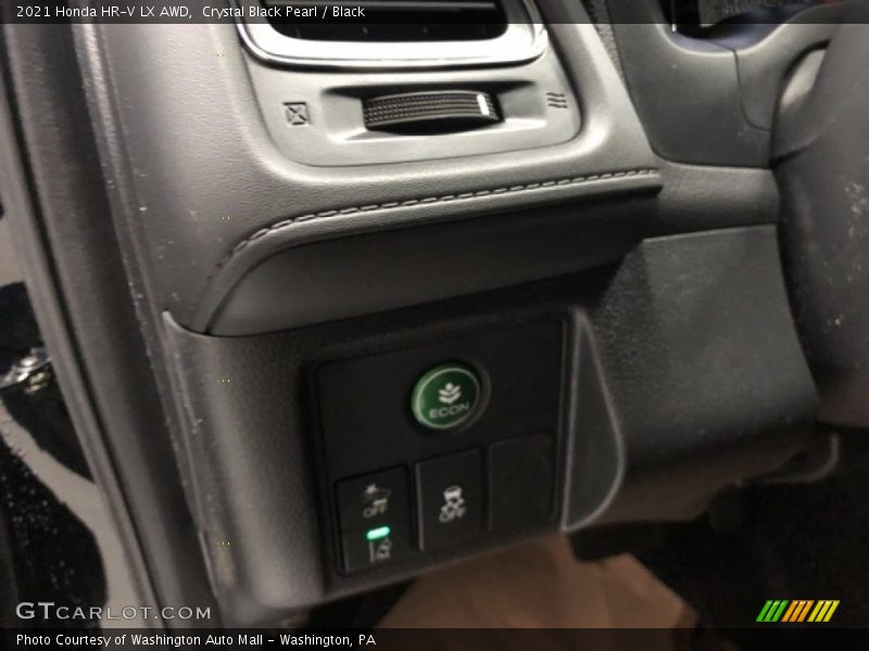 Crystal Black Pearl / Black 2021 Honda HR-V LX AWD