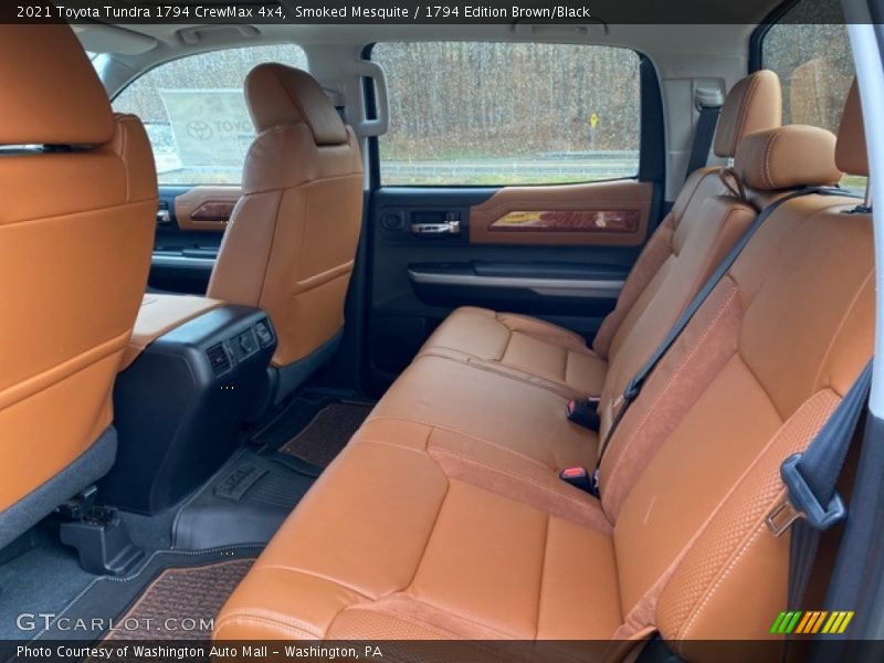 Rear Seat of 2021 Tundra 1794 CrewMax 4x4