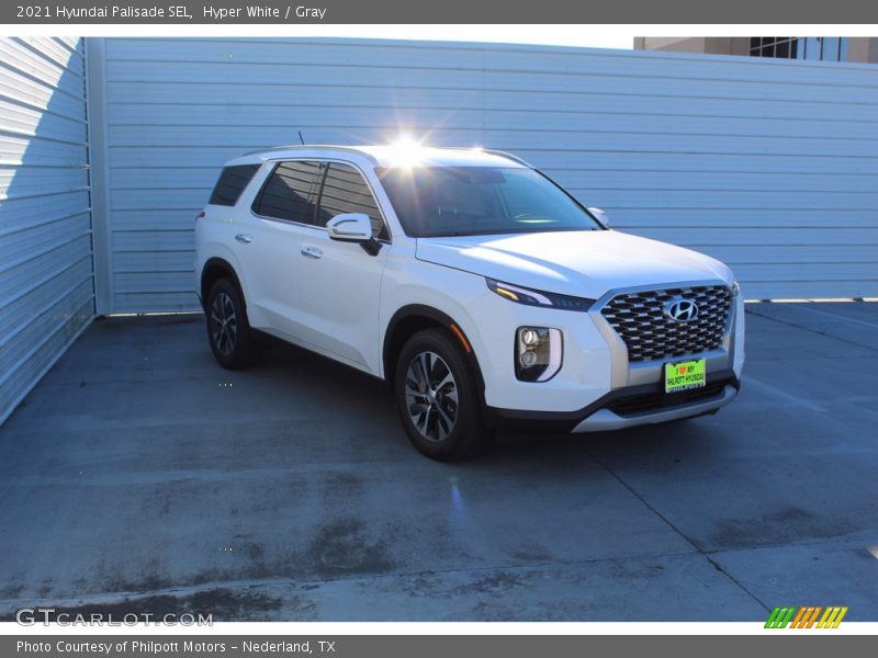 Hyper White / Gray 2021 Hyundai Palisade SEL