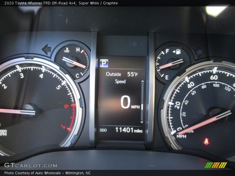 Super White / Graphite 2020 Toyota 4Runner TRD Off-Road 4x4