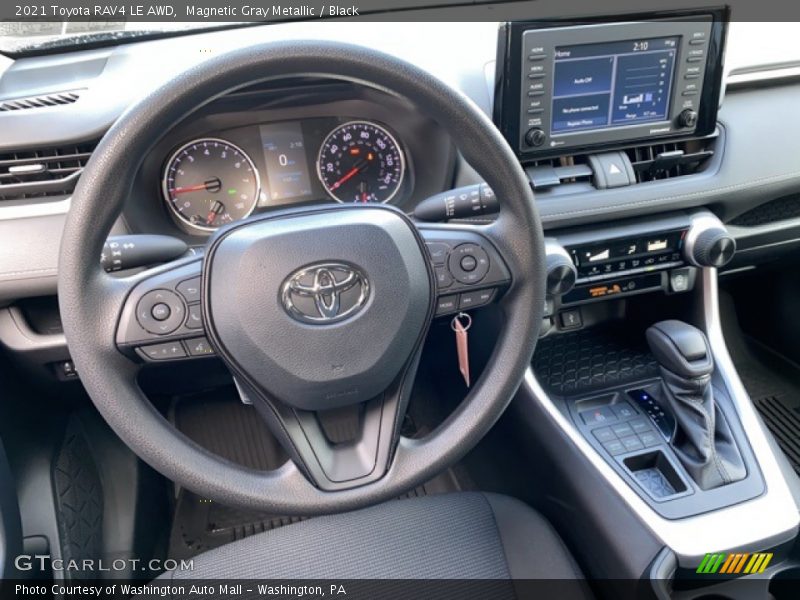 Magnetic Gray Metallic / Black 2021 Toyota RAV4 LE AWD
