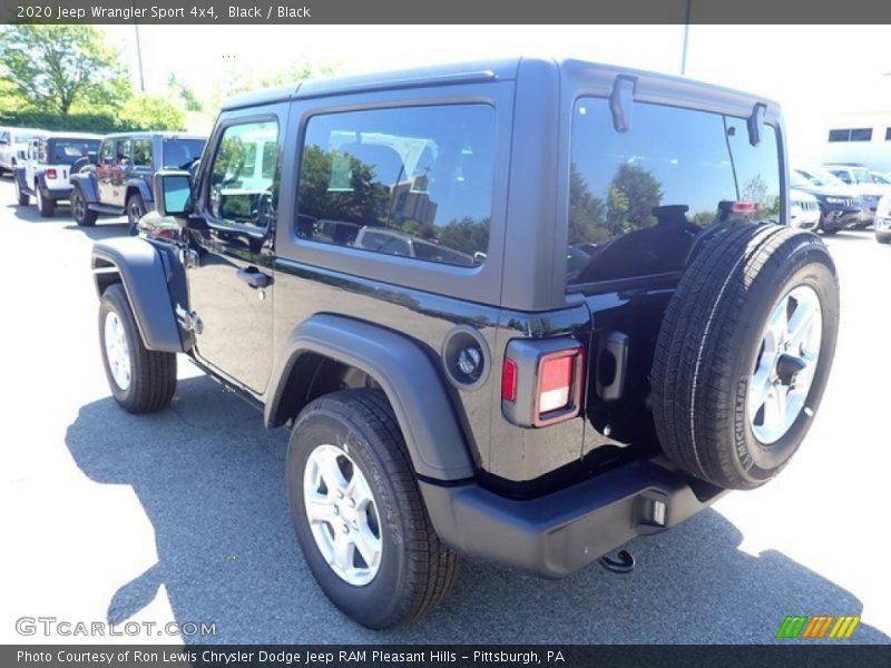 Black / Black 2020 Jeep Wrangler Sport 4x4