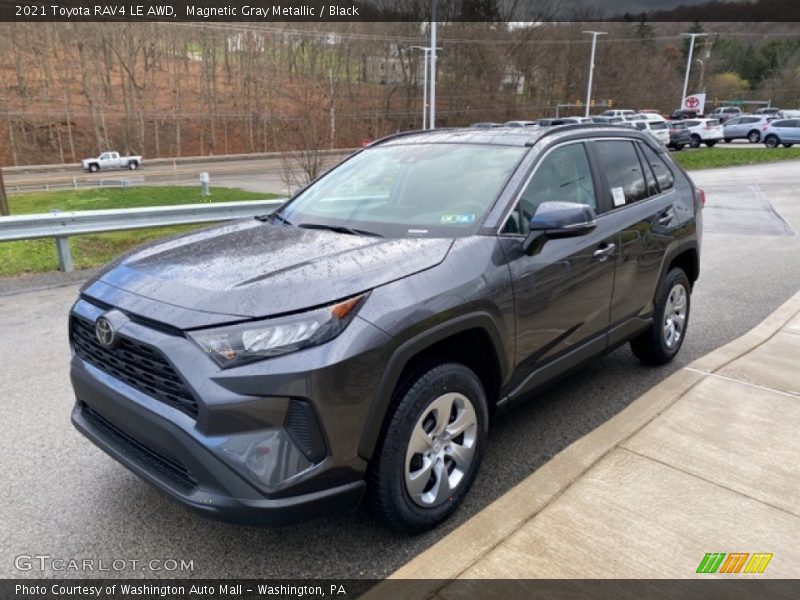 Magnetic Gray Metallic / Black 2021 Toyota RAV4 LE AWD