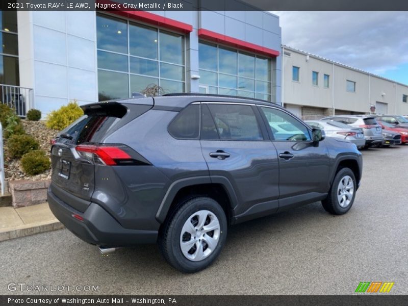 Magnetic Gray Metallic / Black 2021 Toyota RAV4 LE AWD