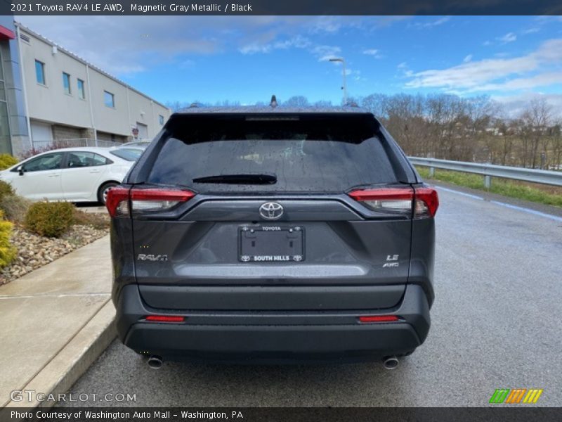 Magnetic Gray Metallic / Black 2021 Toyota RAV4 LE AWD