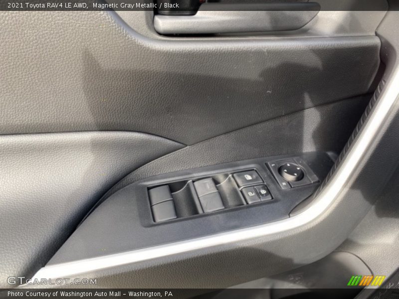 Magnetic Gray Metallic / Black 2021 Toyota RAV4 LE AWD