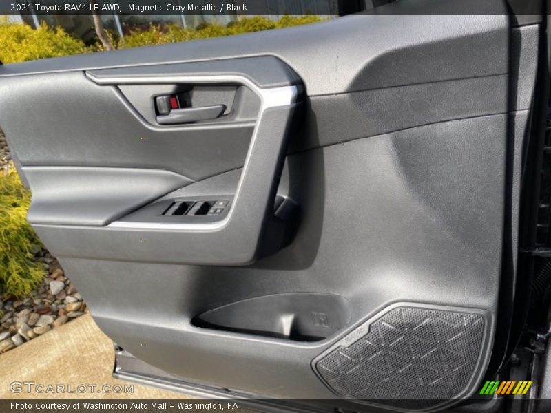 Magnetic Gray Metallic / Black 2021 Toyota RAV4 LE AWD