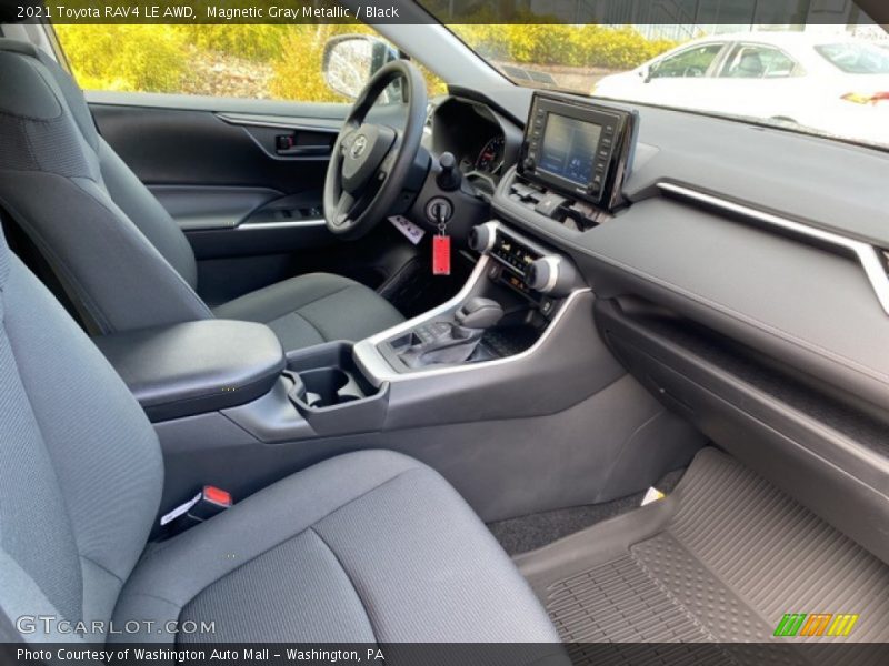 Magnetic Gray Metallic / Black 2021 Toyota RAV4 LE AWD