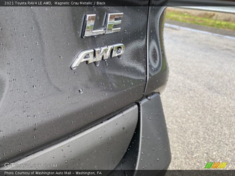 Magnetic Gray Metallic / Black 2021 Toyota RAV4 LE AWD